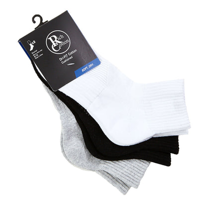 Mixed Quarter Socks - 3 pairs