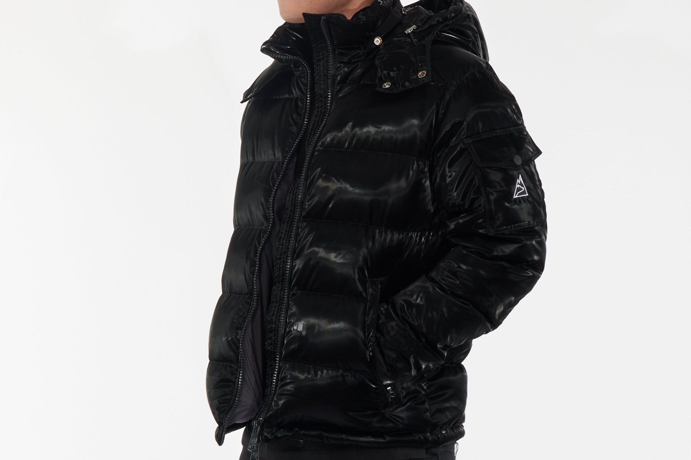 Rich Cotton MONA black jacket designed for freezing temps with high-performance fill.