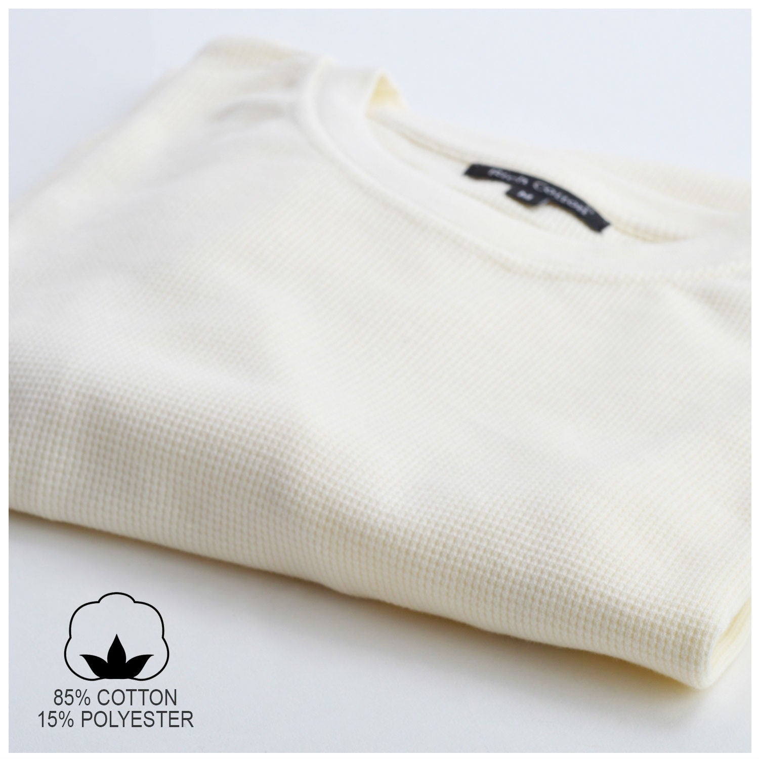 Rich Cotton Light Weight Thermal Waffle Shirt