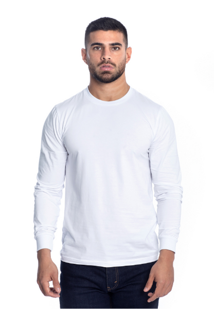 Long Sleeve Slim-fit Round Neck