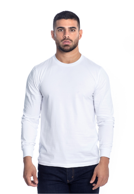 Slim-fit Round Neck Long Sleeve
