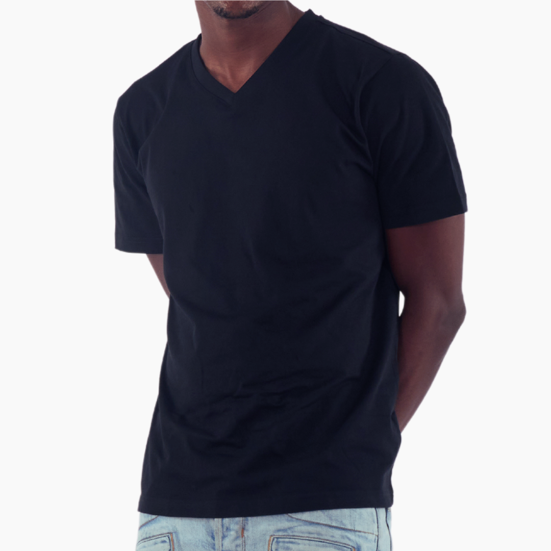 Cheap black v neck t shirts sales
