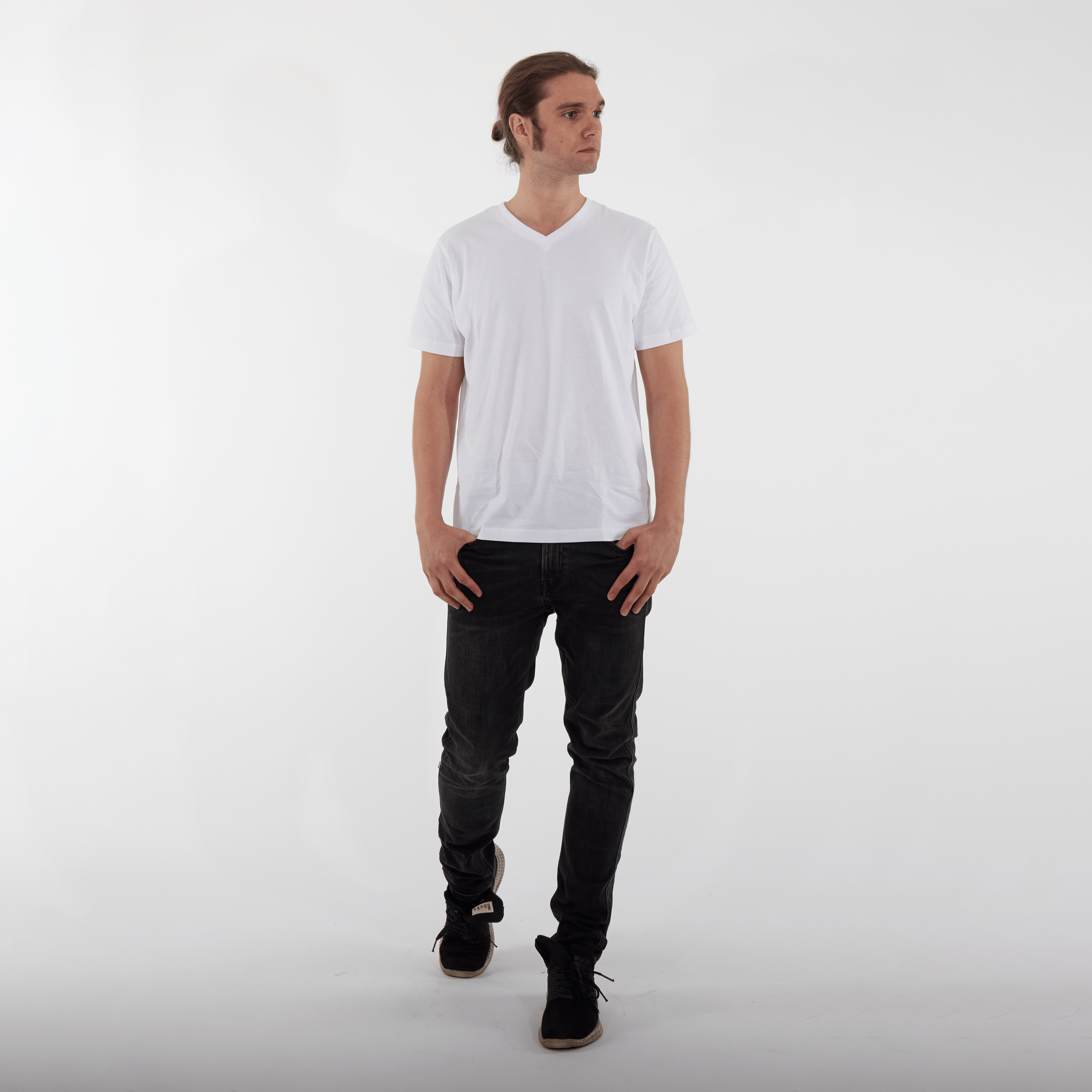 Regular Fit T-Shirt, V Neck