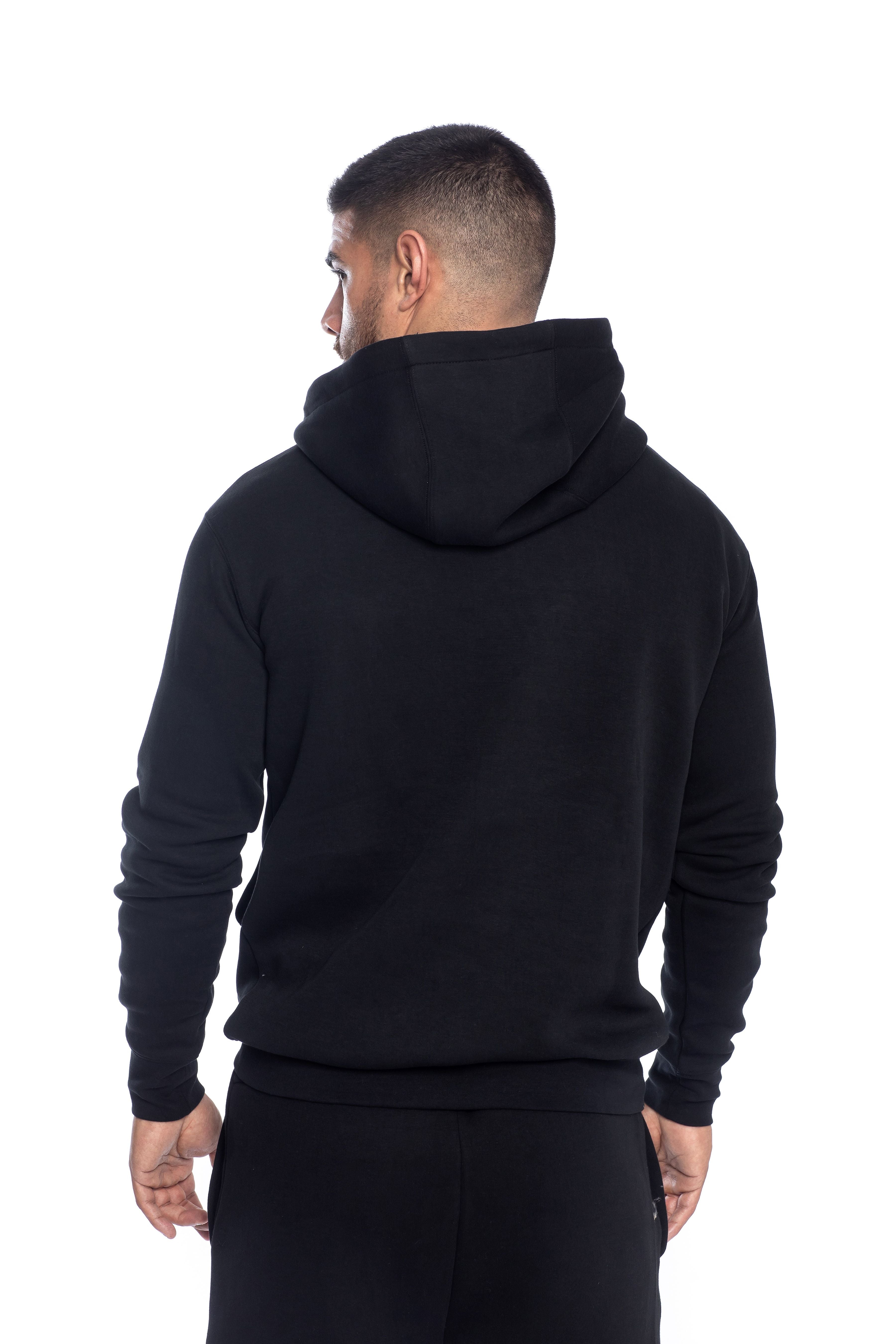 Men�Efs black slim fit sweatpants ? soft cotton joggers with drawstring waistband and ribbed ankle cuffs.