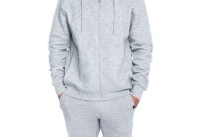Men�Efs black slim fit fleece joggers ? casual tapered sweatpants with waistband drawstring and cuffed ankles.