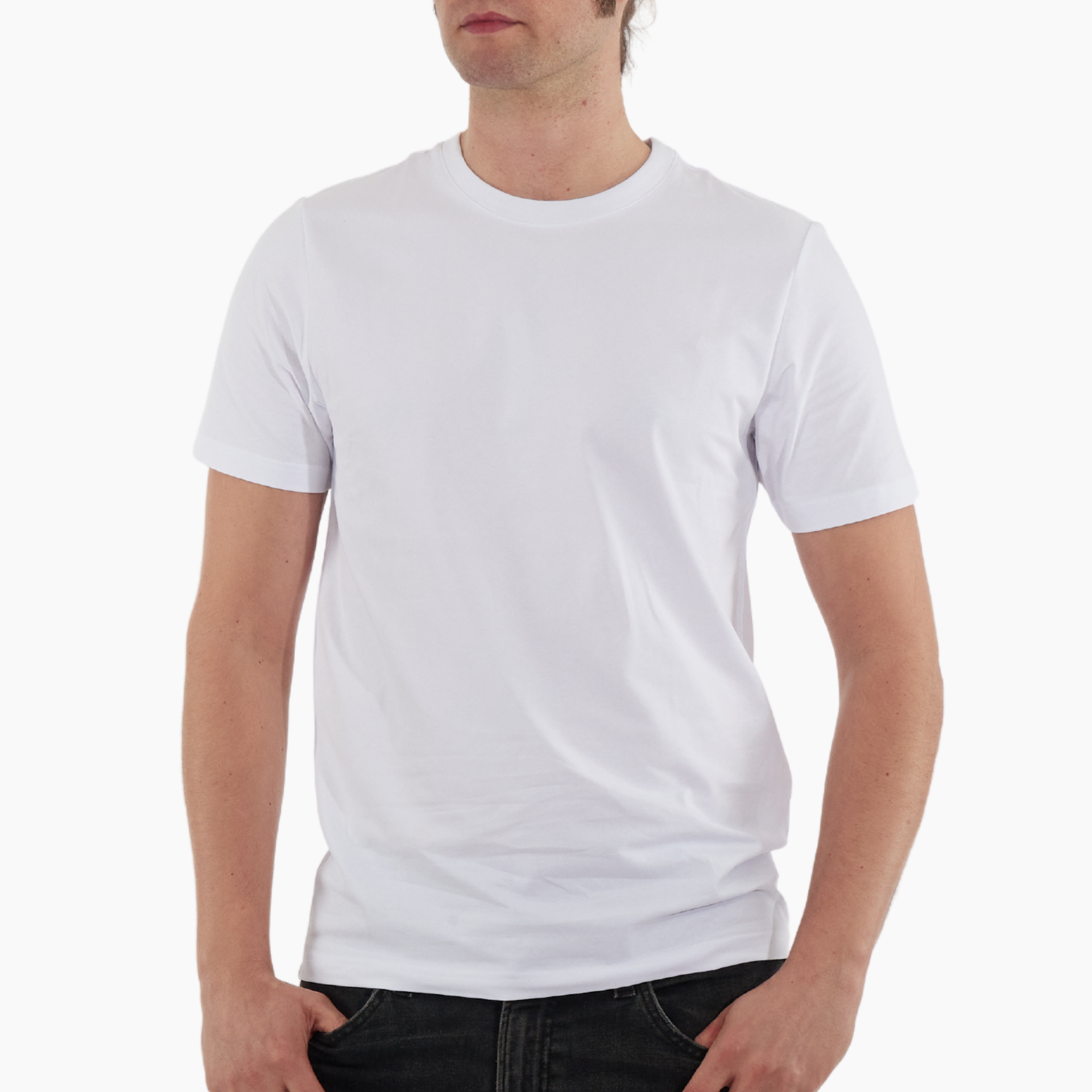 Rich Cotton Round Neck Slim Fit T-shirt