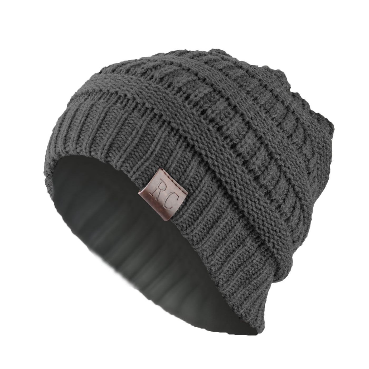 Slouchy Beanie Black - Rich Cotton