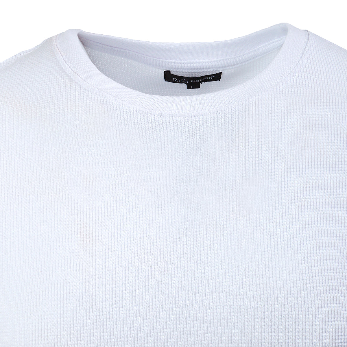 STRONGSIZE Men's Big And Tall Thermal Waffle Henley Long Sleeve